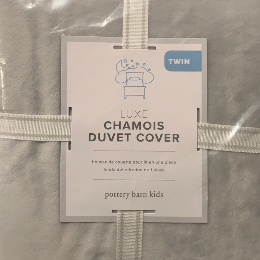 Pottery Barn Kids Luxe Chamois Duvet Cover